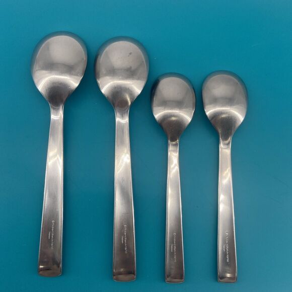8 Pc Robert Welch FOSTER 18/10 Satin Flatware Stainless Steel Vietnam - Picture 7 of 7
